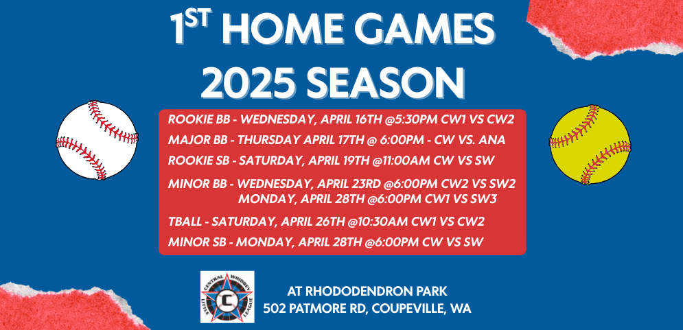 First Home Games of the Season! 