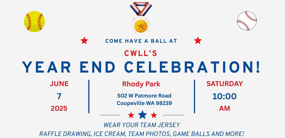 SATURDAY, JUNE 7th YEAR END CELEBRATION