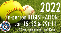 In-person Registration Jan 15, 22 & 29 10am-12pm
