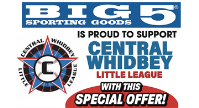 BIG 5 SPORTING GOODS - CWLL PLAYER COUPON